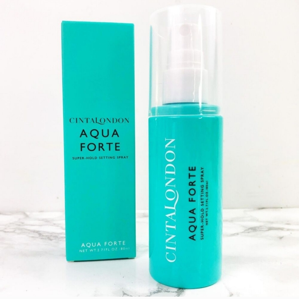 NIB Aqua Forte Super-Hold Makeup Setting Spray - Cinta London